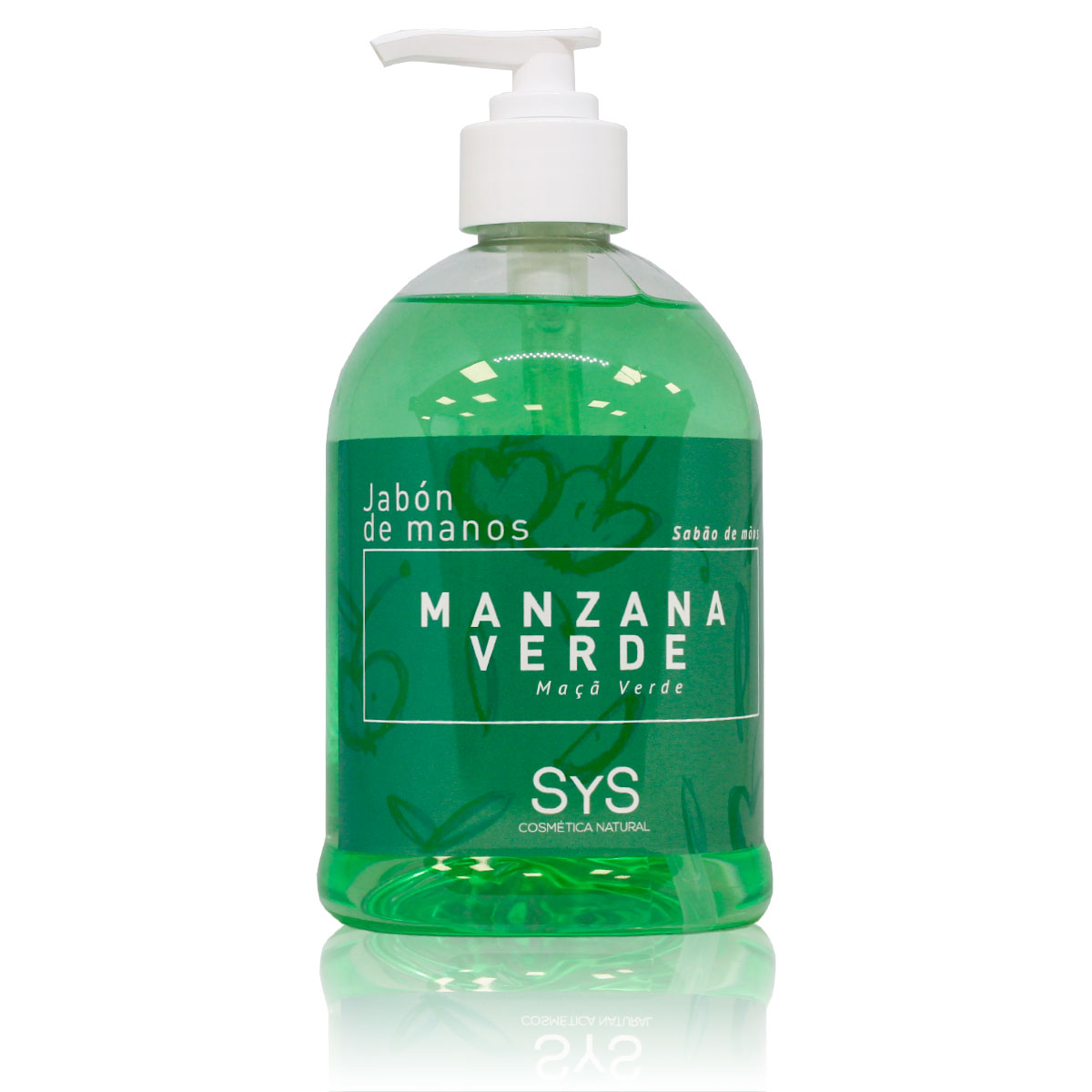 Jabón de Manos Olor a Manzana Verde 500 ml Laboratorio SYS