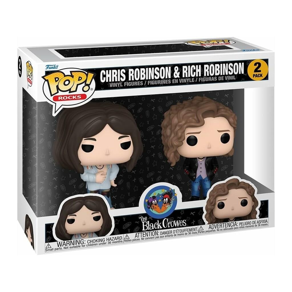 Funko Pop Rocks The Black Crowes 2 Pack Figura Chris Robinson y Rich Robinson