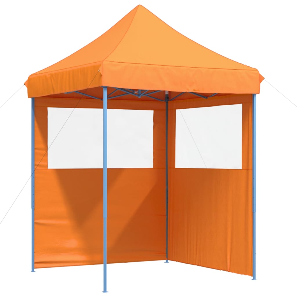 vidaXL Tienda de fiesta plegable Pop-Up 2 paredes laterales tienda Color Burdeos,  orange,  Terracota y mas