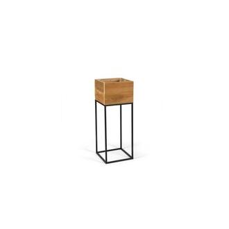 Macetero Madera Recicl. 28X28X75, El mejor complemento para tu hogar, Fijalo