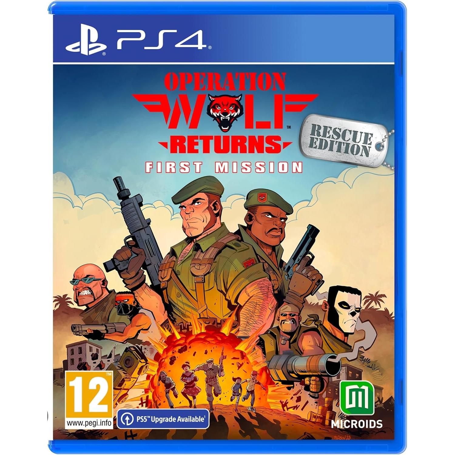Operation Wolf Returns: First Mission Juego para Consola Sony PlayStation 4, PS4 [ PAL ESPAÑA ]