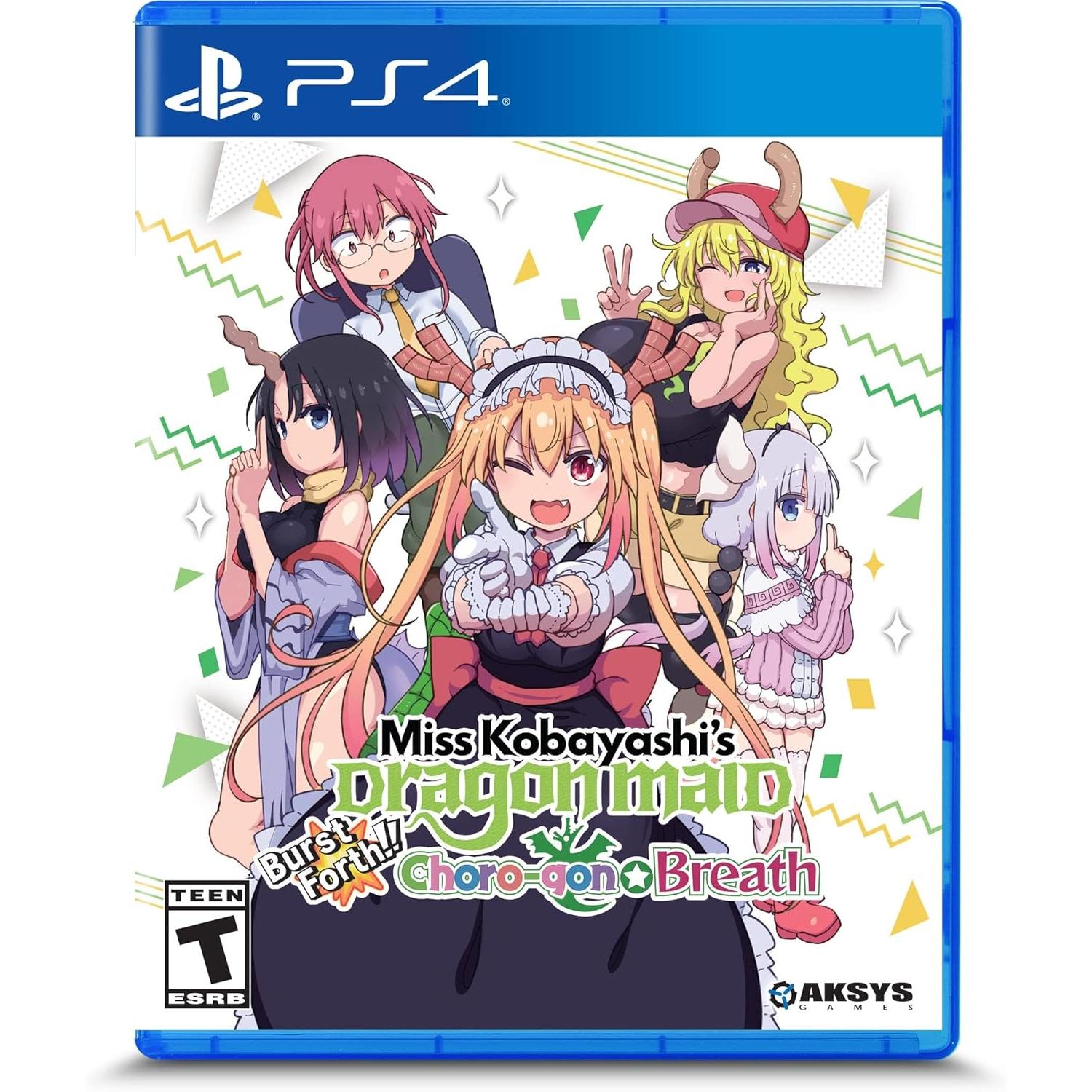 Miss Kobayashi’s Dragon Maid: Sakuretsu!! Chorogon Breath Juego Fisico para Consola Sony PlayStation 4 PS4