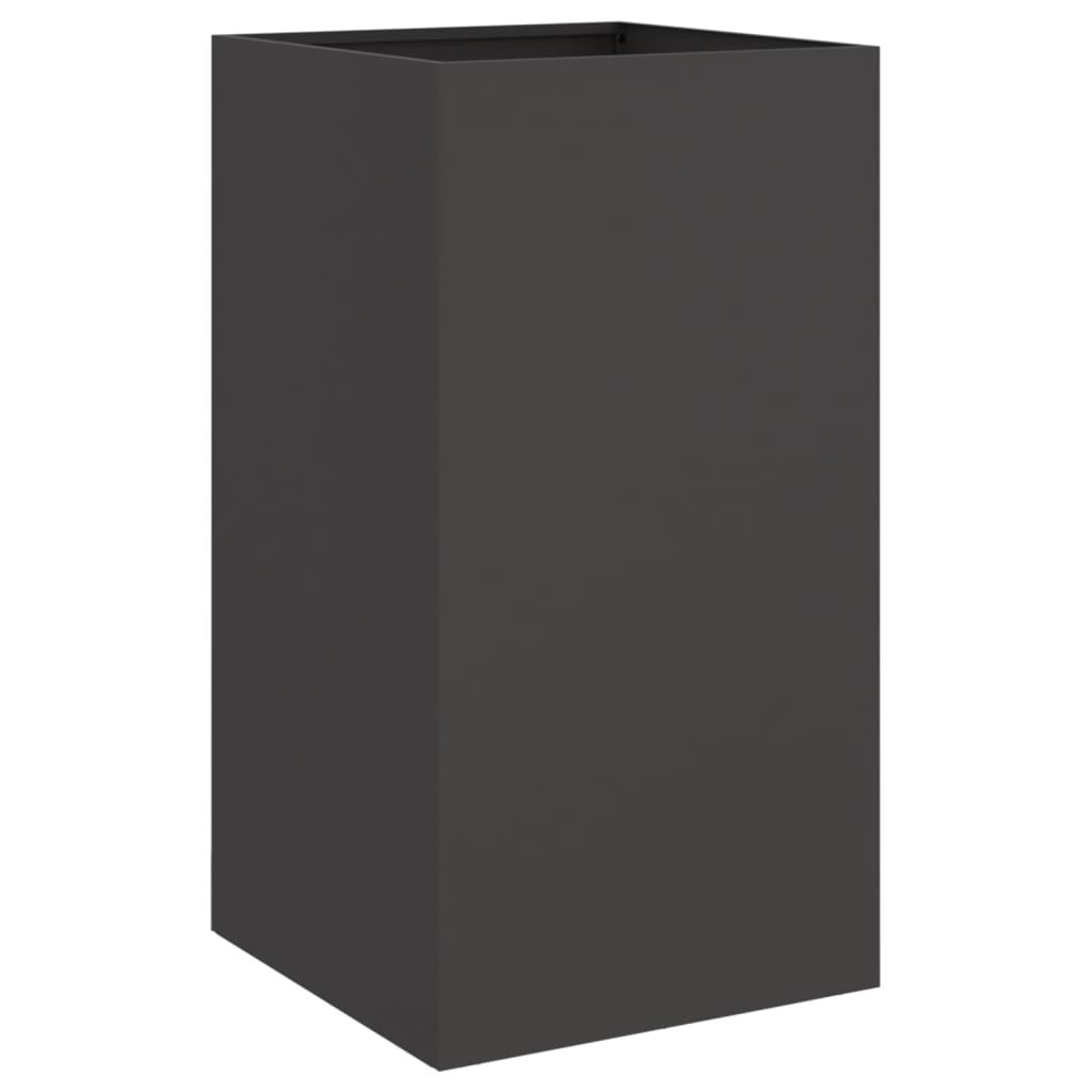 vidaXL Jardinera de acero corten 42x38x75 cm Color rusty,  Negro,  Blanco y mas