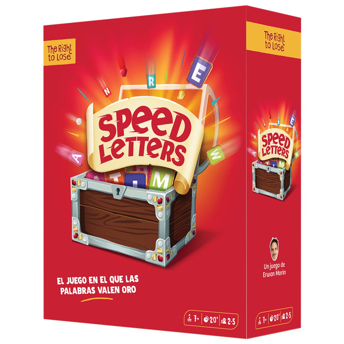 Juego de Mesa Speed Letters Pegi 7 - Revela Palabras Tesoro