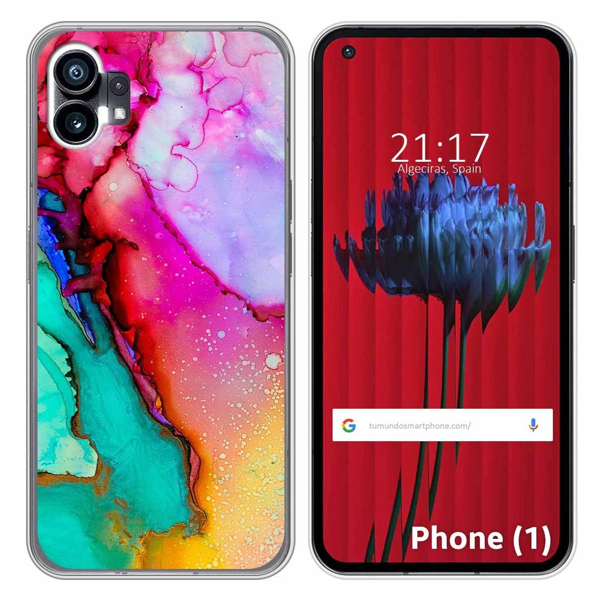 Funda Silicona para Nothing Phone 1 diseño Mármol 15 Dibujos