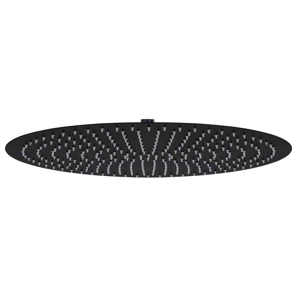 vidaXL Cabezal de Ducha Efecto Lluvia Acero Inox Redondo 50 cm Alcachofa Color Negro,  Dorado, y mas