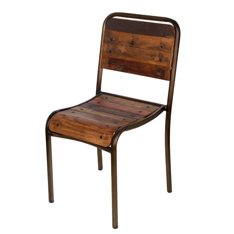 Signes Grimalt Signes Grimalt By SIGRIS - Silla Marrón de Madera Y Metal | Silla de comedor cm 27853