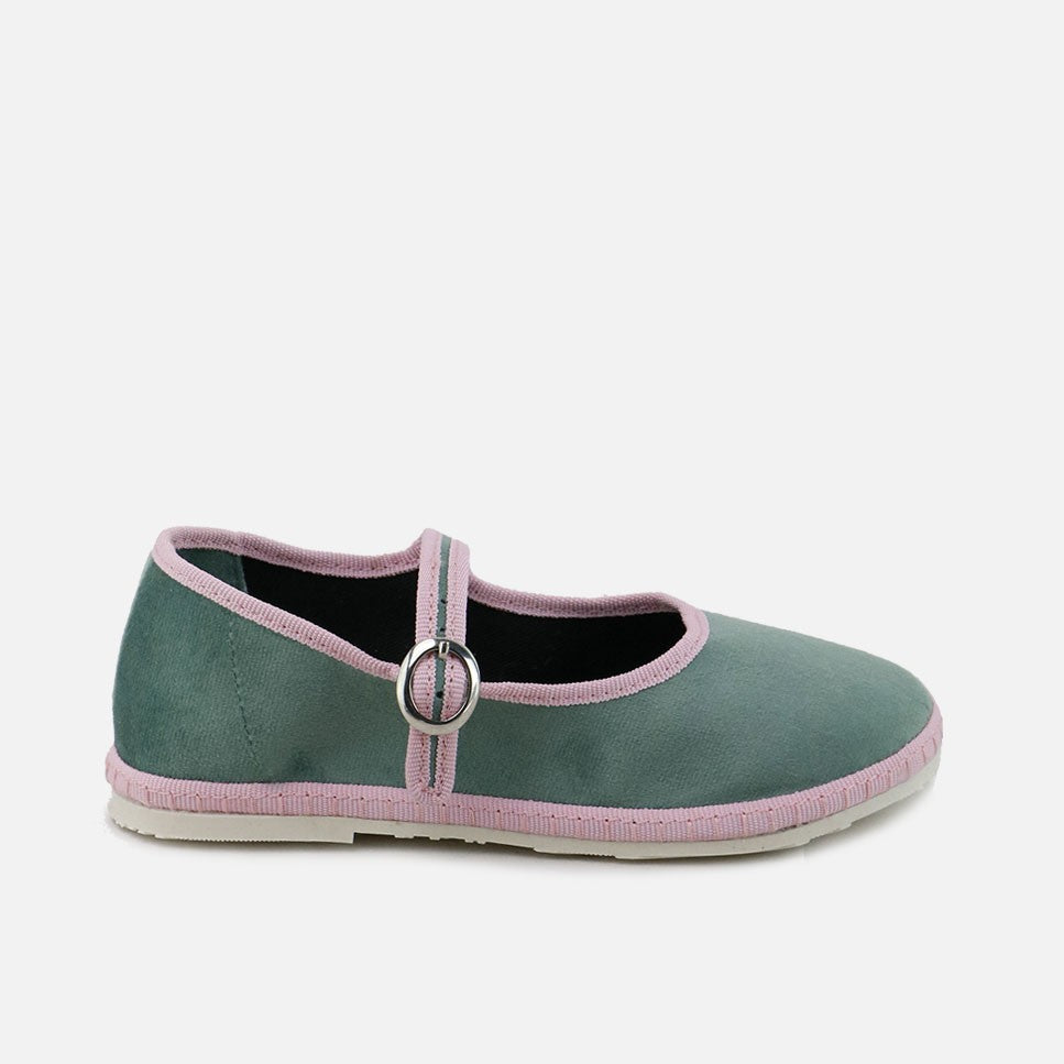 Merceditas Velluto Salvia Eli By Venezianas | Eli 1957