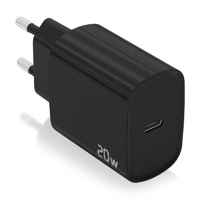 Cargador de pared aisens a110-0753/ 1xusb tipo-c/ 20w
