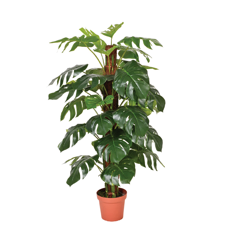 Catral | Planta Artificial Monstera 135 Cm | Plantas Artificiales Realistas | Decoración Para Hogar Y Oficina | Planta Artificial Grande | Perfecta Para Ambientes Modernos