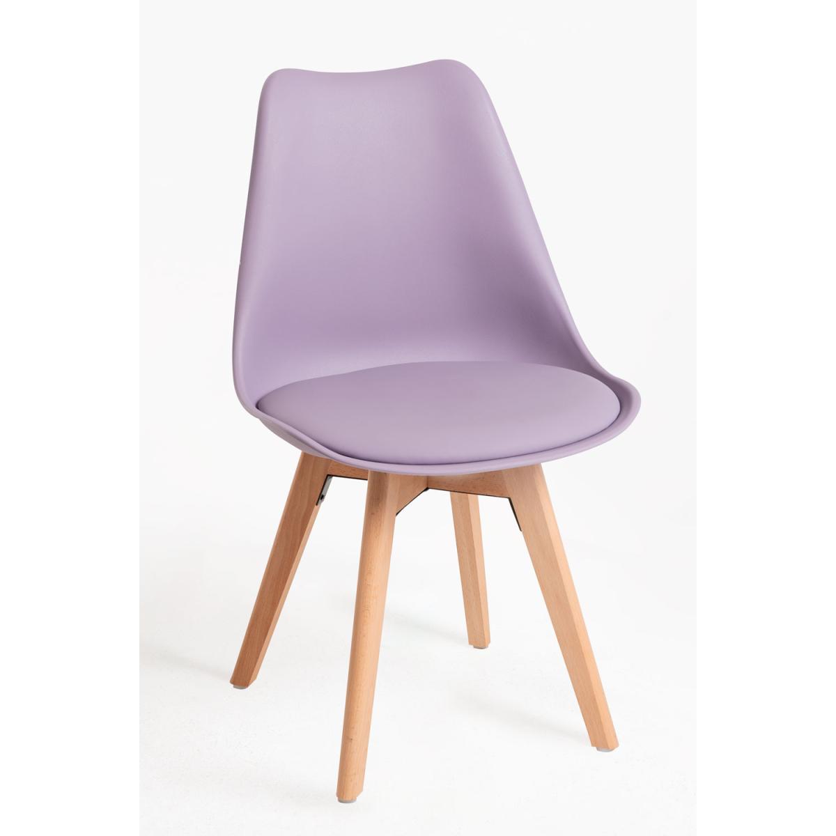 Regalos Miguel - Packs Sillas Comedor - Pack 2 Sillas Synk Basic - Lavanda