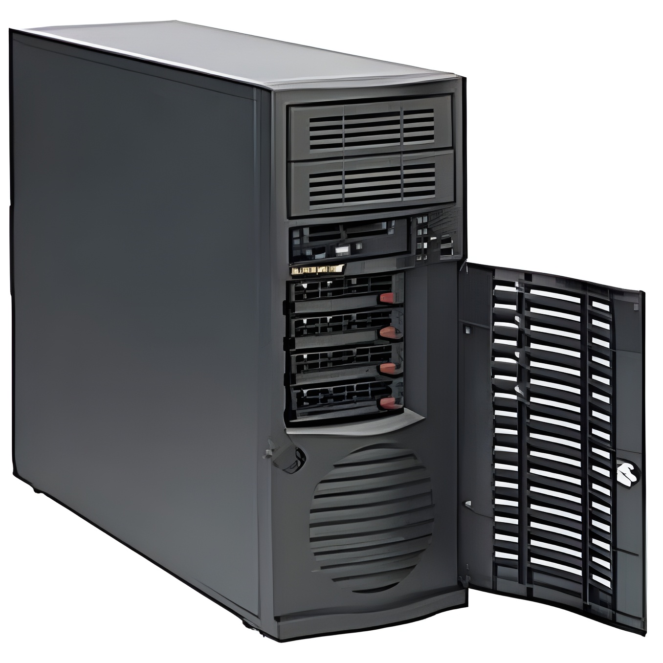 Caja de Ordenador S MT Supermicro CSE-733TQ-668B | Alta Capacidad de Almacenamiento