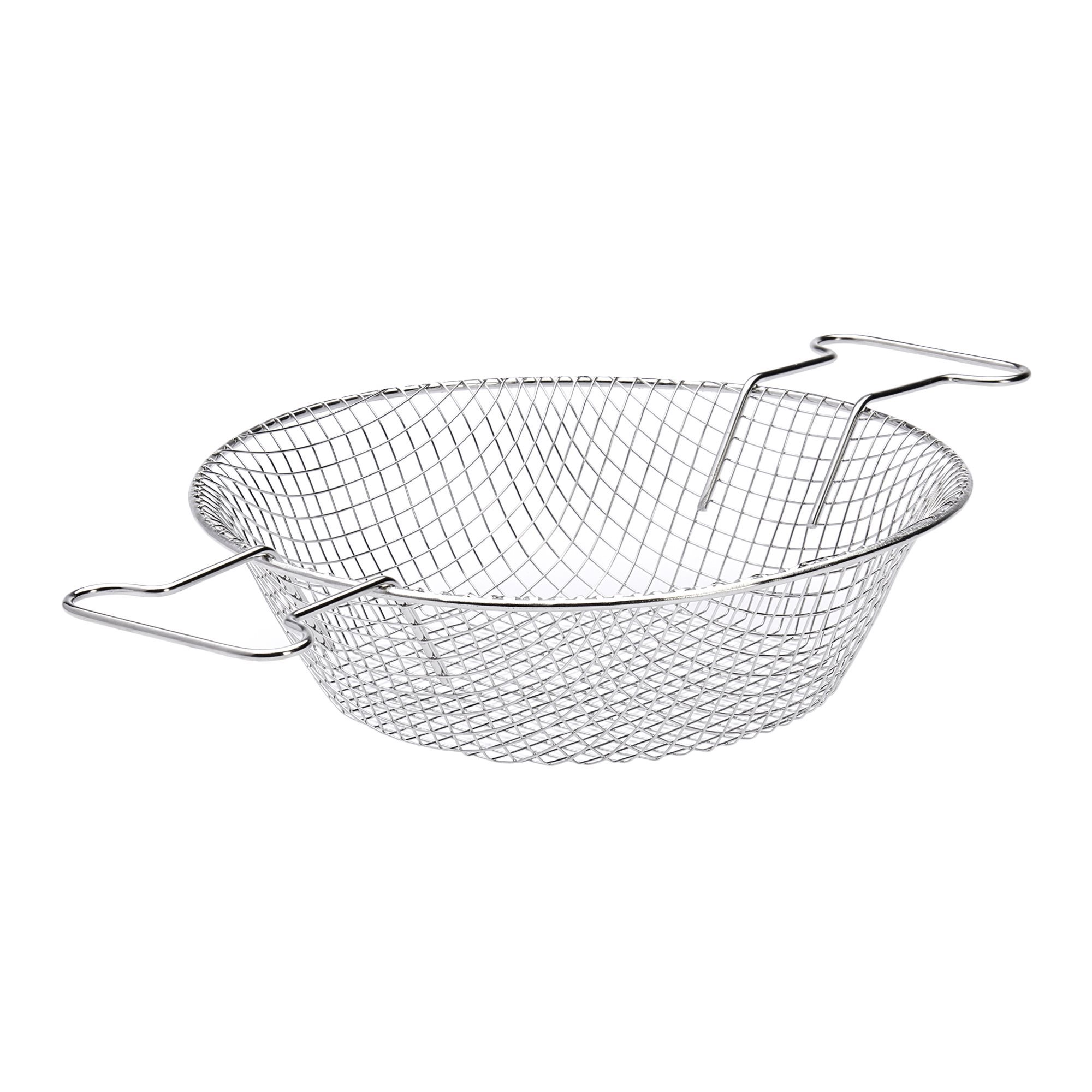 Cestillo para Freír de Acero Inoxidable por De Buyer, Ideal para Freidoras y Woks, Duradero y Seguro para Cocina Profesional