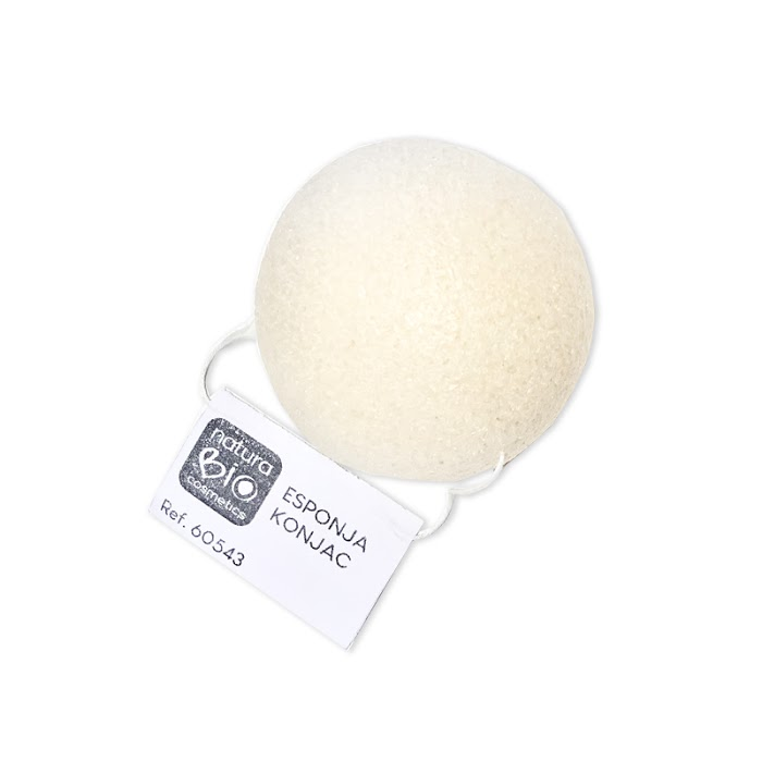 Esponja Konjac 1 unidad NaturaBIO Cosmetics