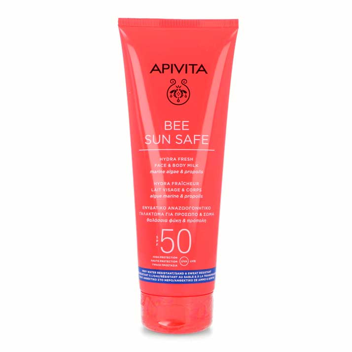 Apivita Bee Sun Safe Hydra Fresh Leche Spf50 200 Ml