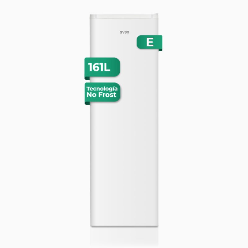 Congelador vertical No Frost Svan SCV145500ENF - Clase E  - Color Blanco