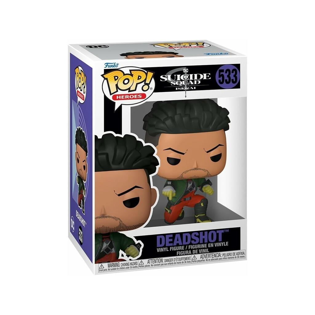 Funko Pop Heroes DC Suicide Squad Isekai Figura Deadshot Juguetes