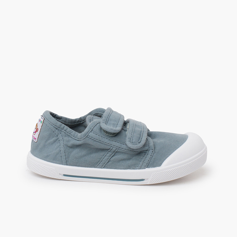 Pisamonas Zapatillas lona barefoot wide piso raya