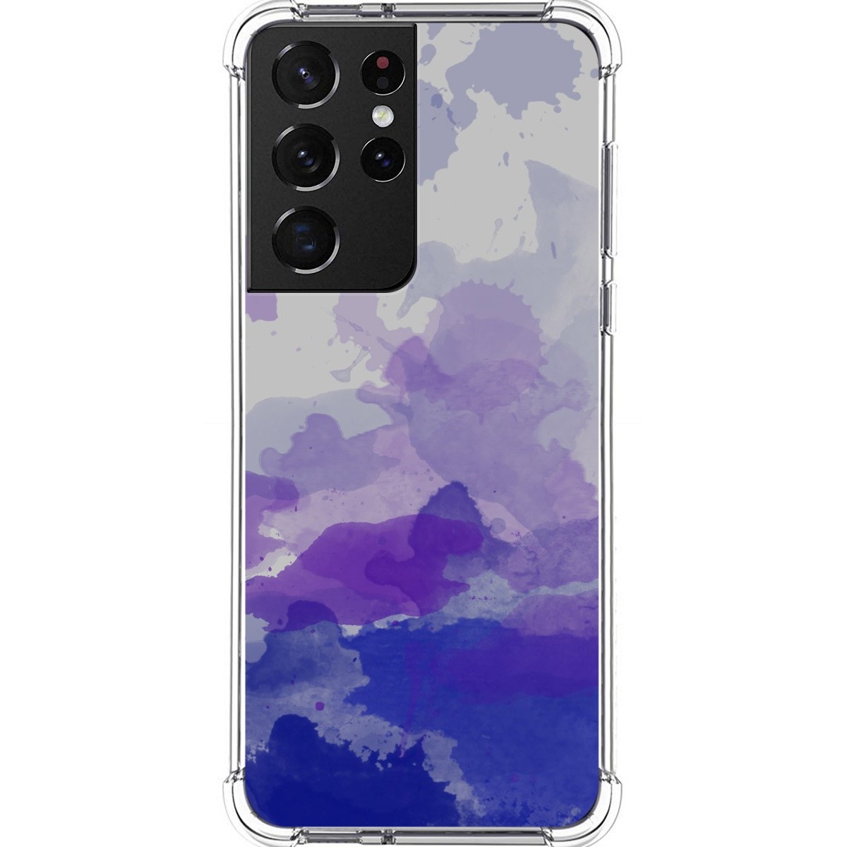 Funda Silicona Antigolpes para Samsung Galaxy S21 Ultra 5G diseño Acuarela 09 Dibujos