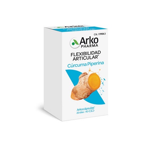 Arkopharma Curcuma Piperina Bio 80 Caps Salud Natural