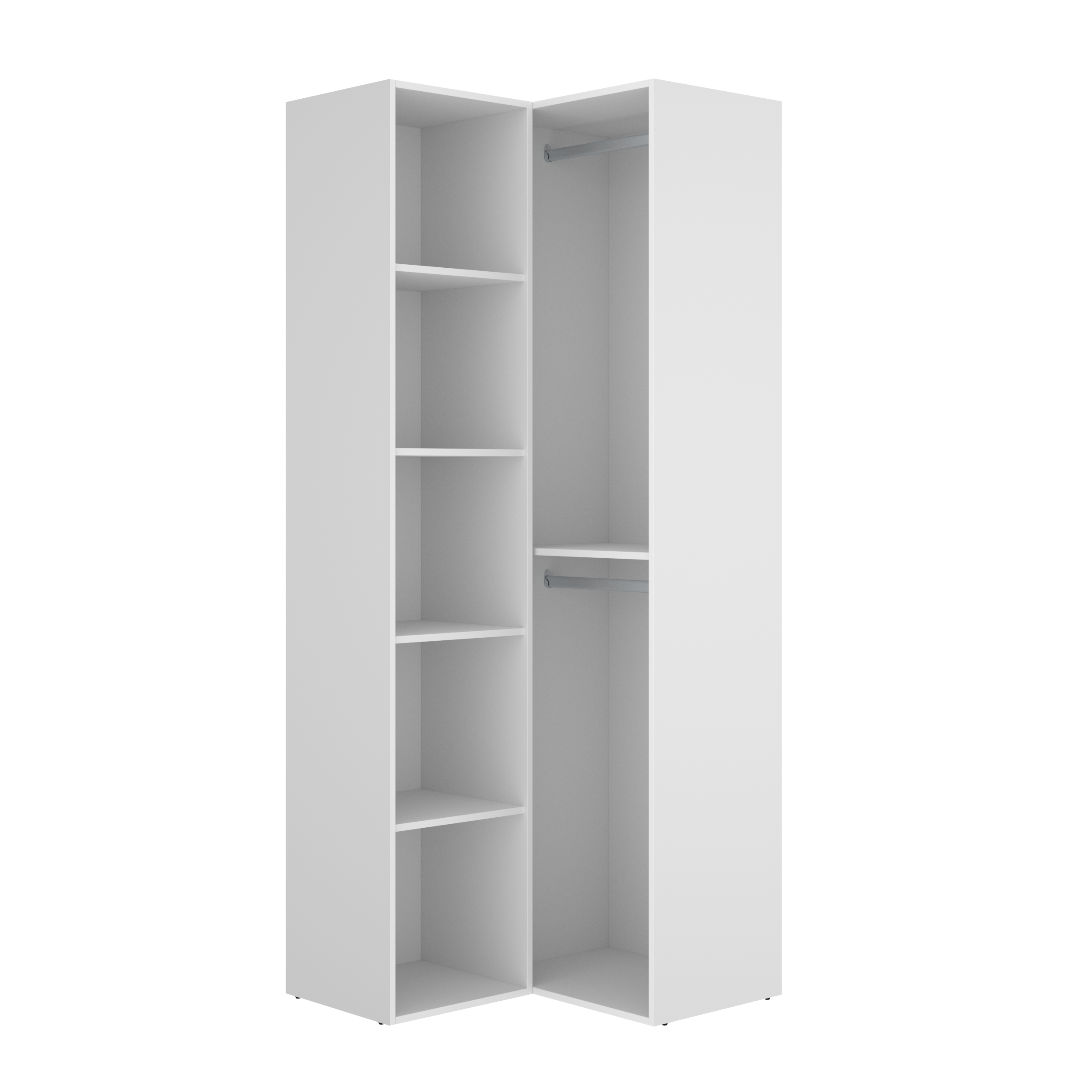 DEKIT - VESTIDOR SUIT RINCONERO CON TRASERA REVERSIBLE - 205 x 84,5 x 84,5 cm - BLANCO / NATURAL