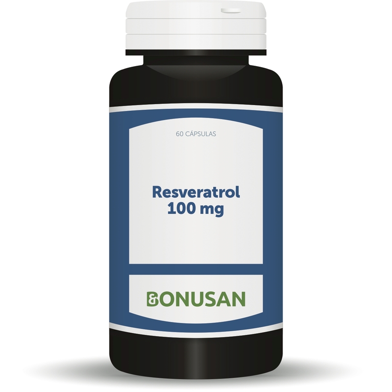 Resveratrol Bonusan 100 Mg 60 Cápsulas - Suplemento Antioxidante Potente