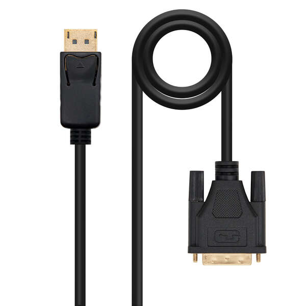 Nanocable cable conversor displayport/m a dvi/m - 1.0m - color negro