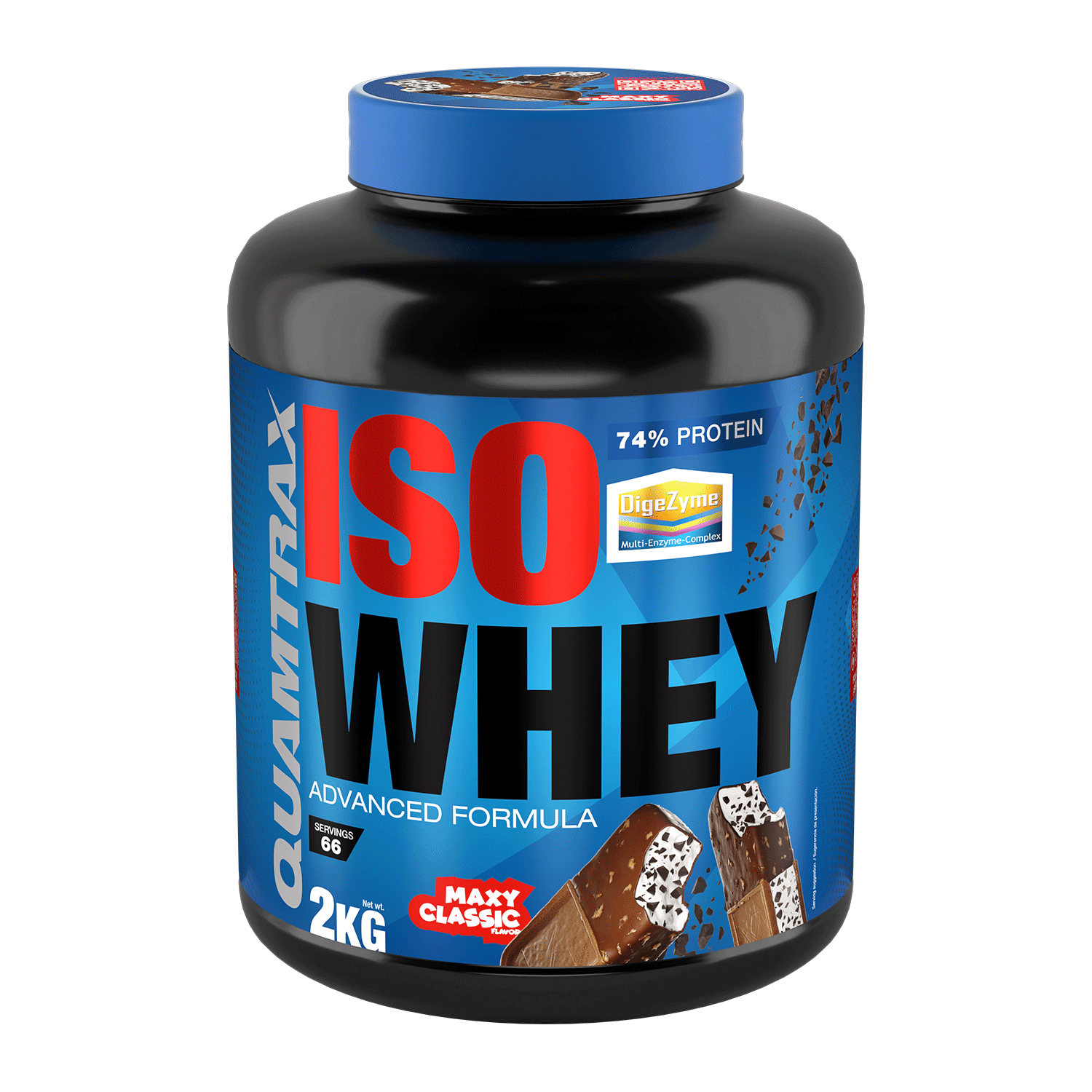 Iso Whey 2 Kg -Proteina en Polvo de Alta Calidad QUAMTRAX