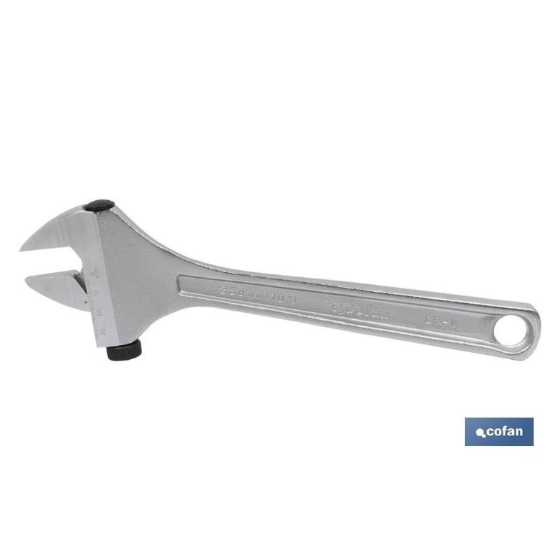 Llave ajustable moleta lateral 20