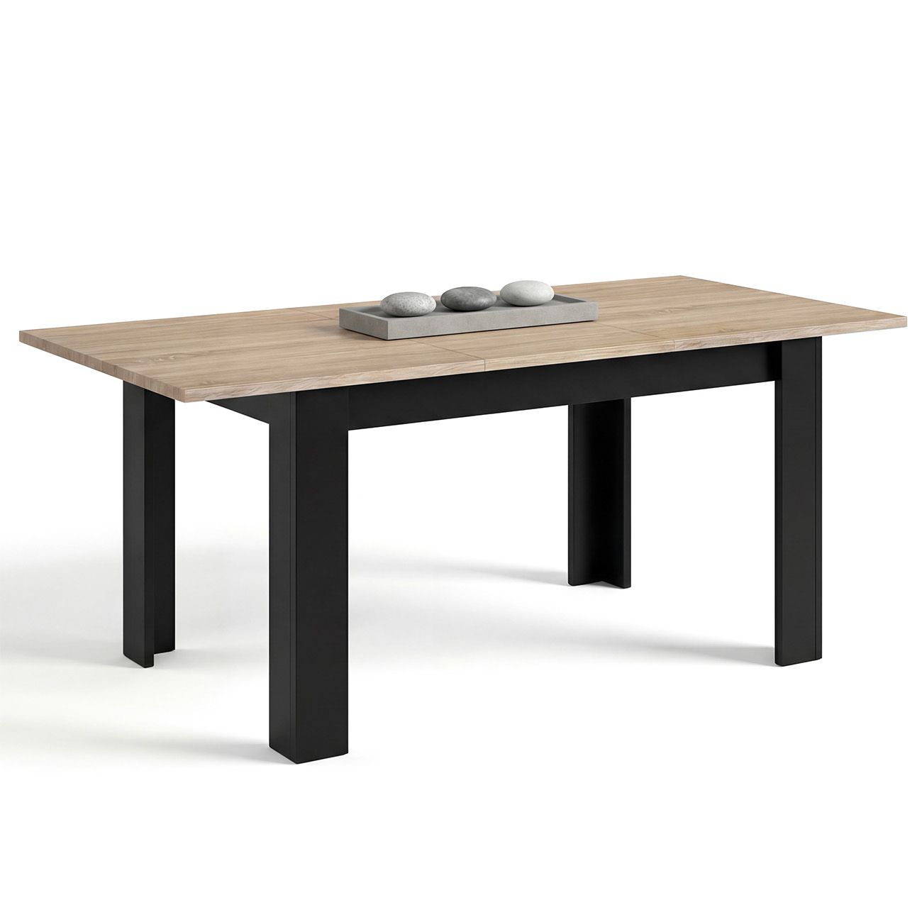 duehome - Mesa de comedor extensible 140-190x90 cm Sira