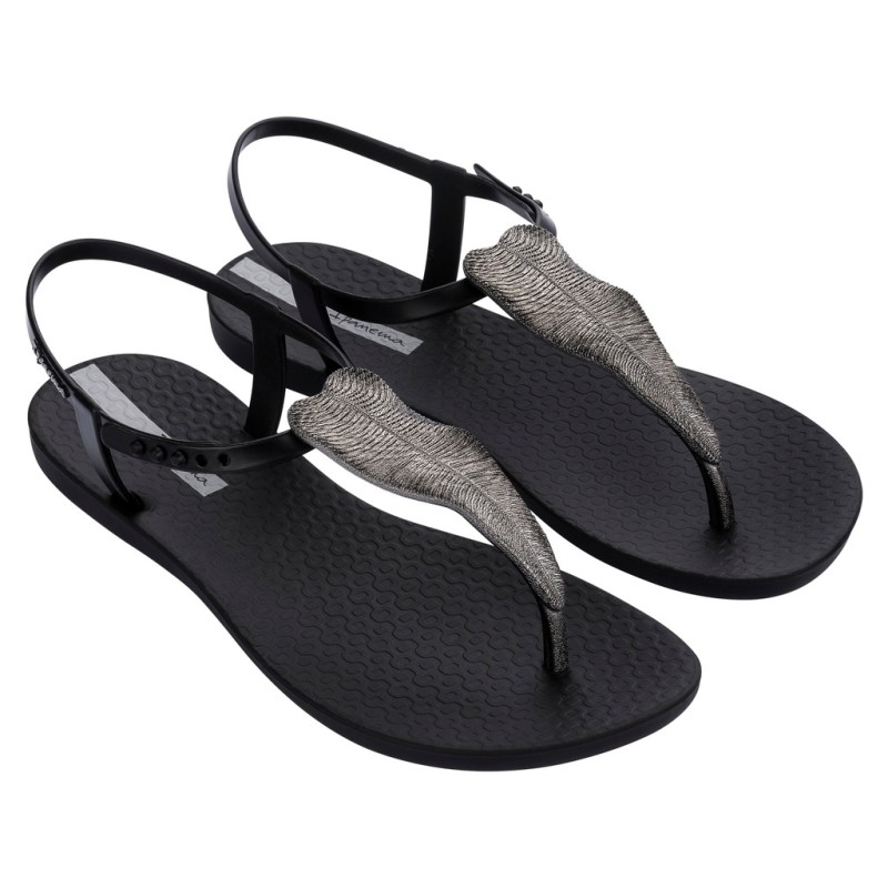 Chanclas de agua mujer IPANEMA IP83774BN485 ESCLAVA BEACH HOJA BLACK/ONIX/GREY 38413 26V
