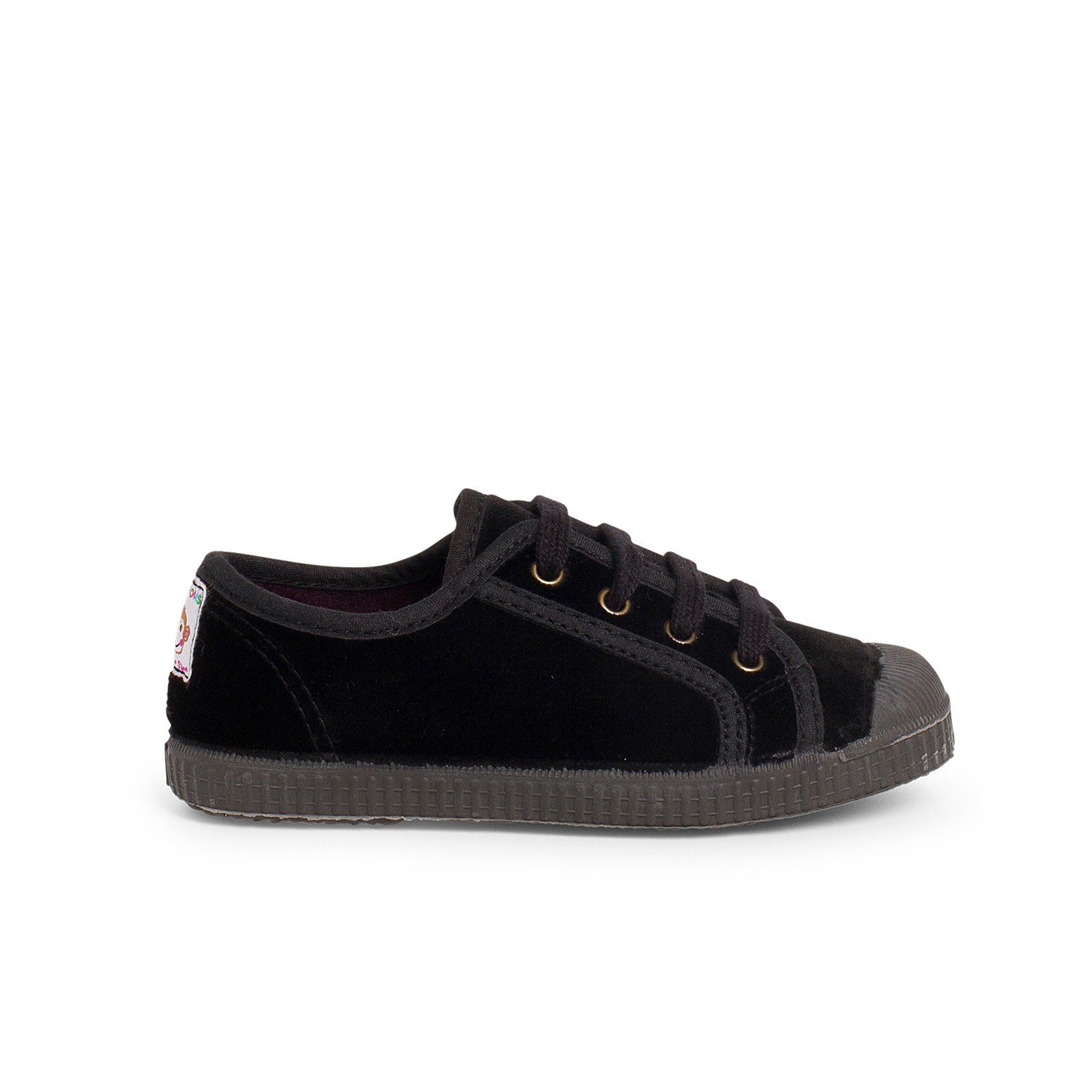 Pisamonas Zapatilla Terciopelo Con Cordones