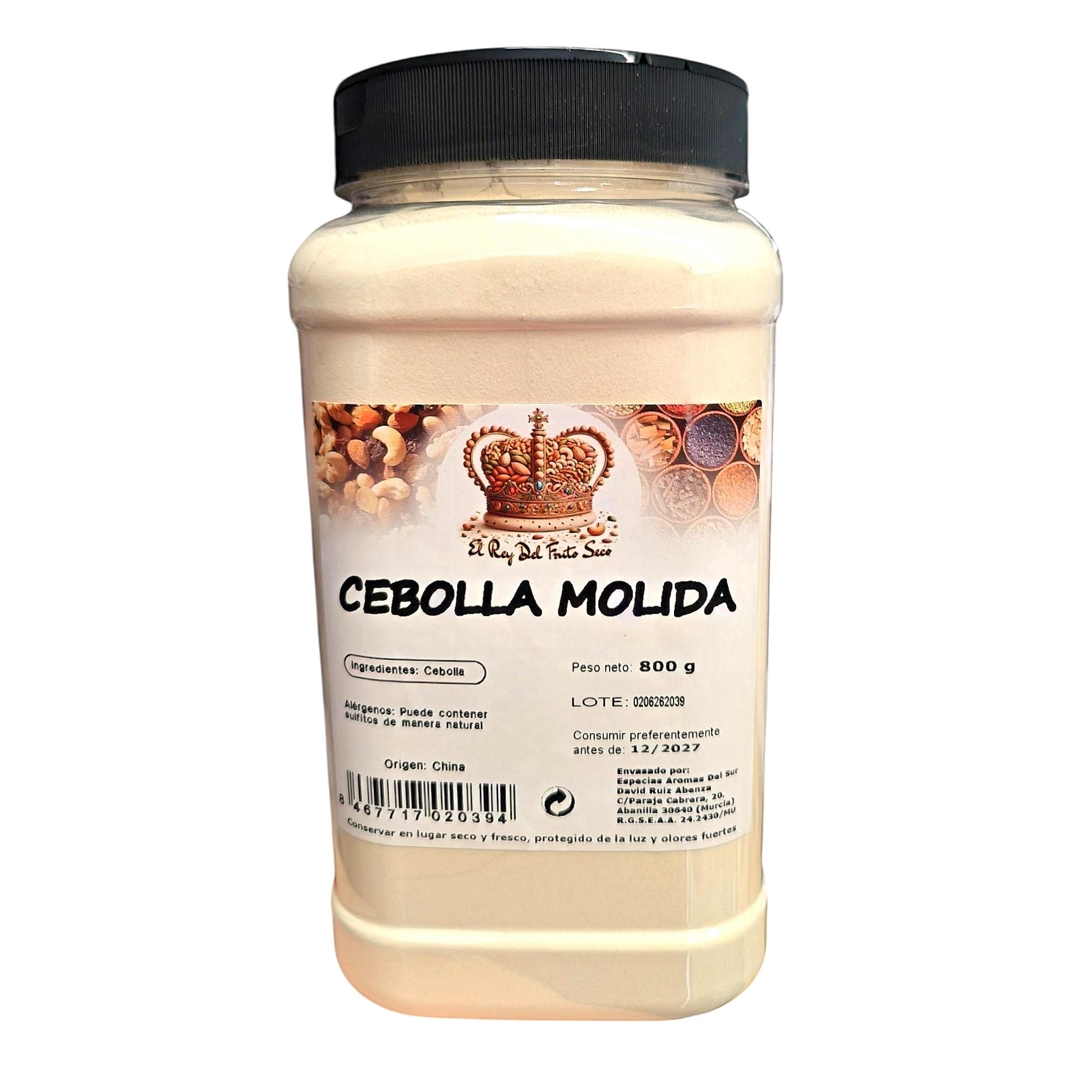 Cebolla Molida 800g | Cebolla en Polvo Natural | Condimento para Cocina, Salsas, Carnes y Especias