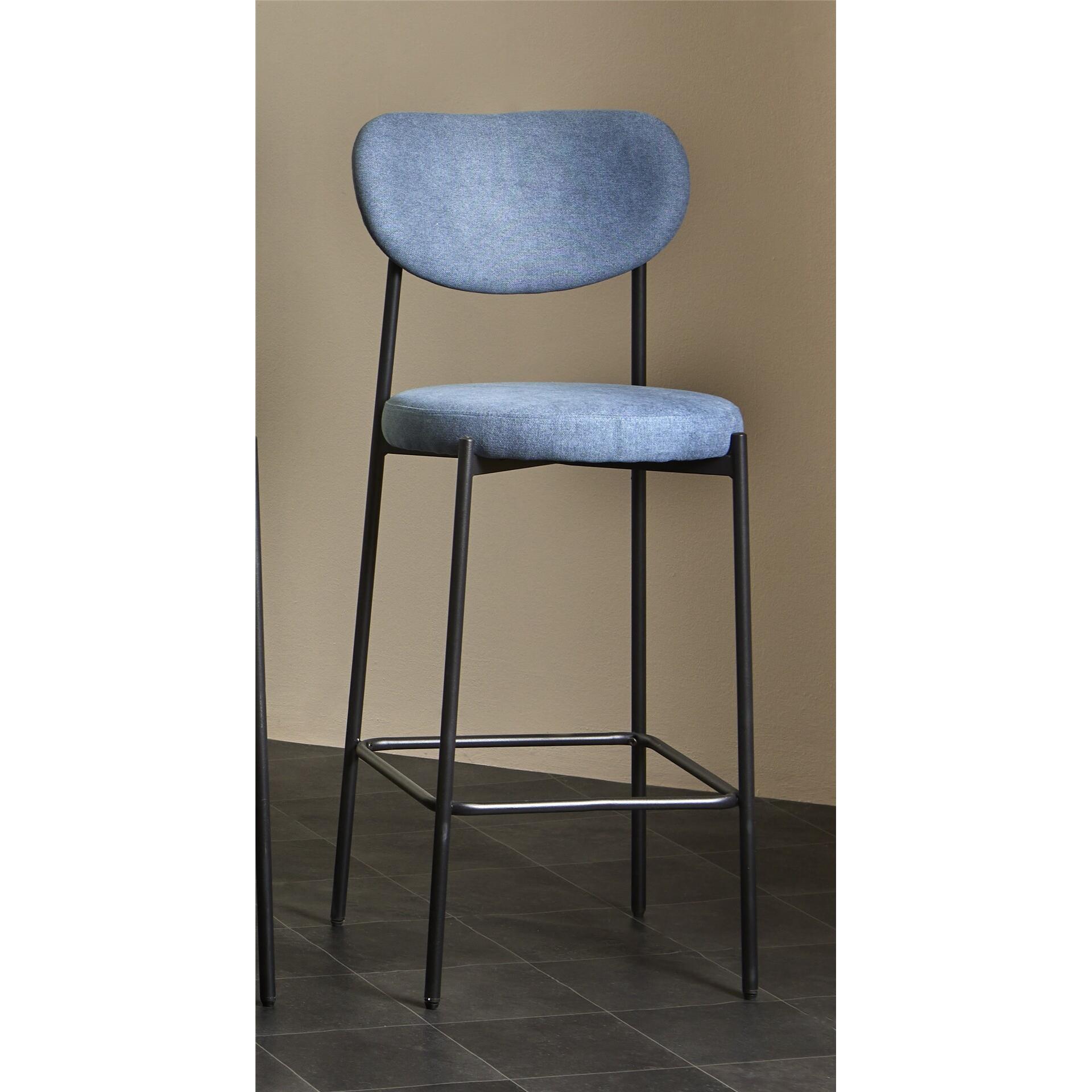 Taburete bar maui azul 45x47x110 cms. El mejor complemento para tu hogar.