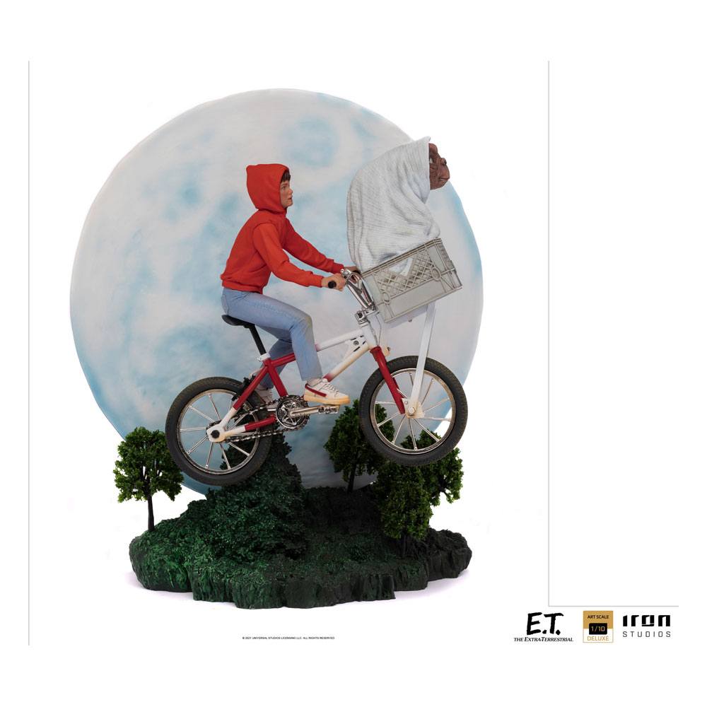 Iron Studios E.T. El Extraterrestre Estatua 1/10 Deluxe Art Scale E.T. & Elliot 27 cm
