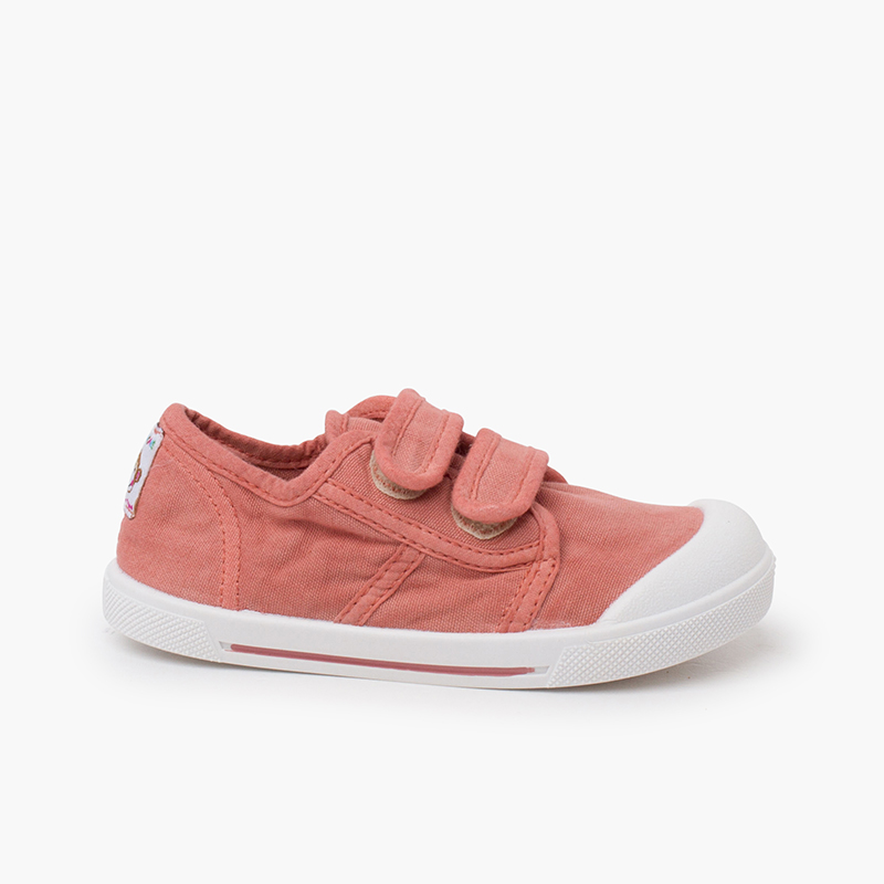 Pisamonas Zapatillas lona barefoot wide piso raya