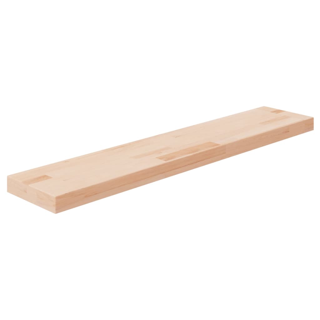 vidaXL Tabla estantería madera maciza roble sin tratar 40x20x1.5 cm, 60x20x1.5 cm, 80x20x1.5 cm Mueble Almacenaje Estantería para Oficina, Estudio, Dormitorio Estantería/Librería/ mueble de Almacenamiento