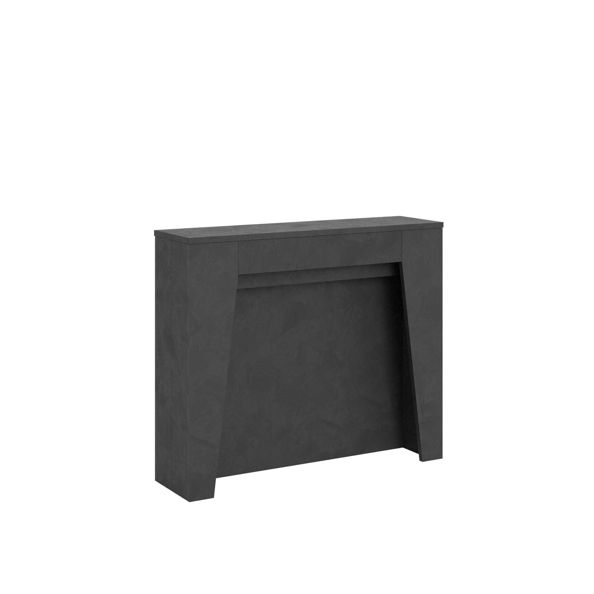 Consola extensible 90x25/211 cm Anea Antracita - Itamoby