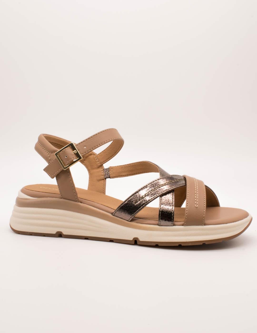 Sandalia Geox D650JA 0CD54 C5252 Elowynne Beige de Mujer