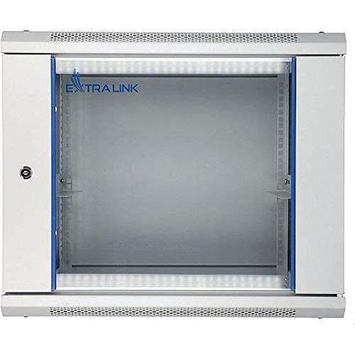 Extralink Cabinet rack EX.8574 400mm 600mm 450 mm hanging Openable 19'' 9U Bastidor de pared Gris