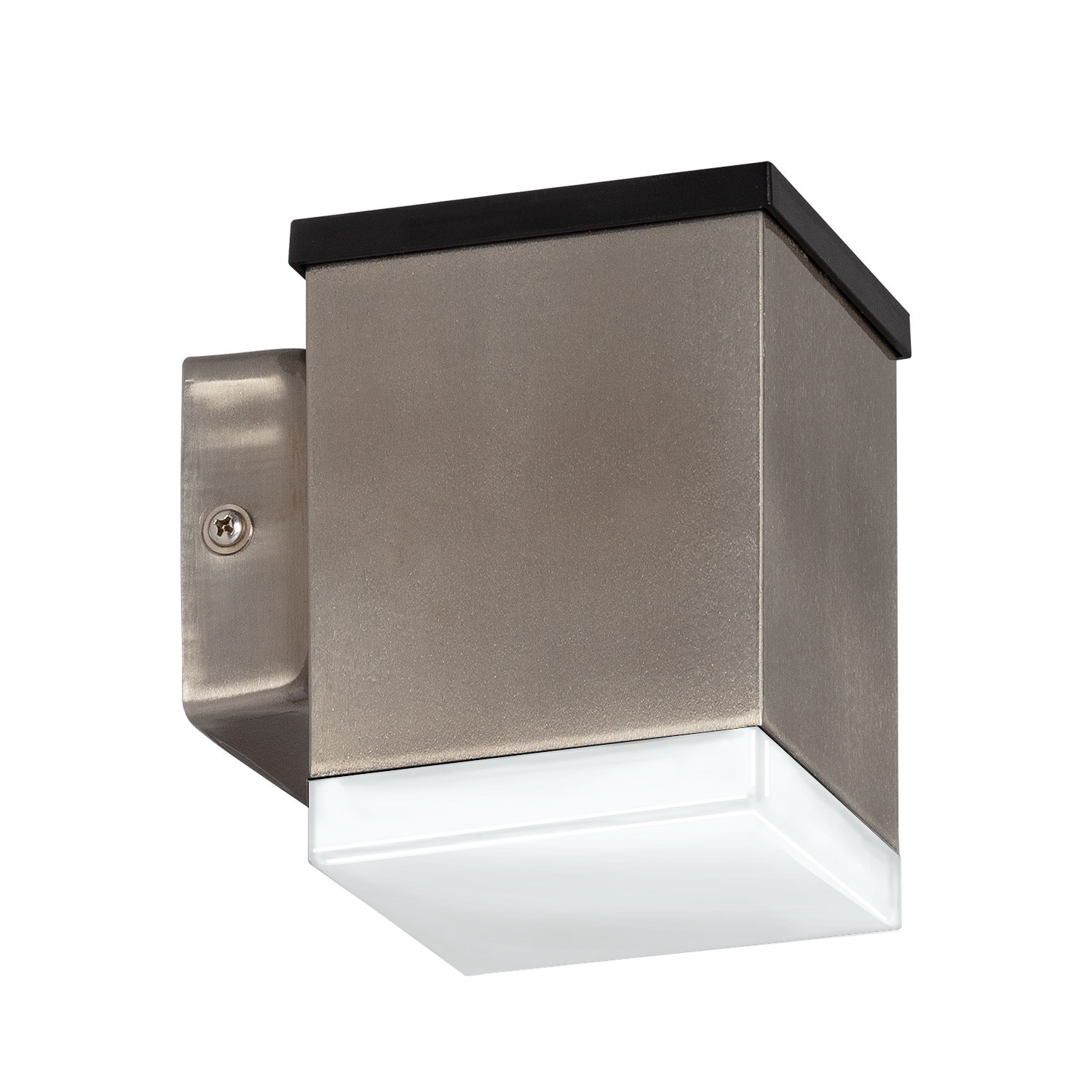 Ledkia Aplique de Pared Exterior Solar LED de Aluminio Jafaro 3000K Blanco Cálido