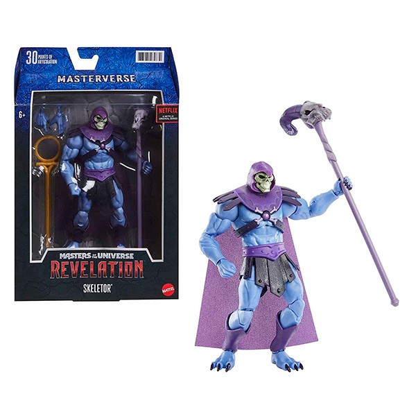 Figura Skeletor Masters del Universo Revelation.
