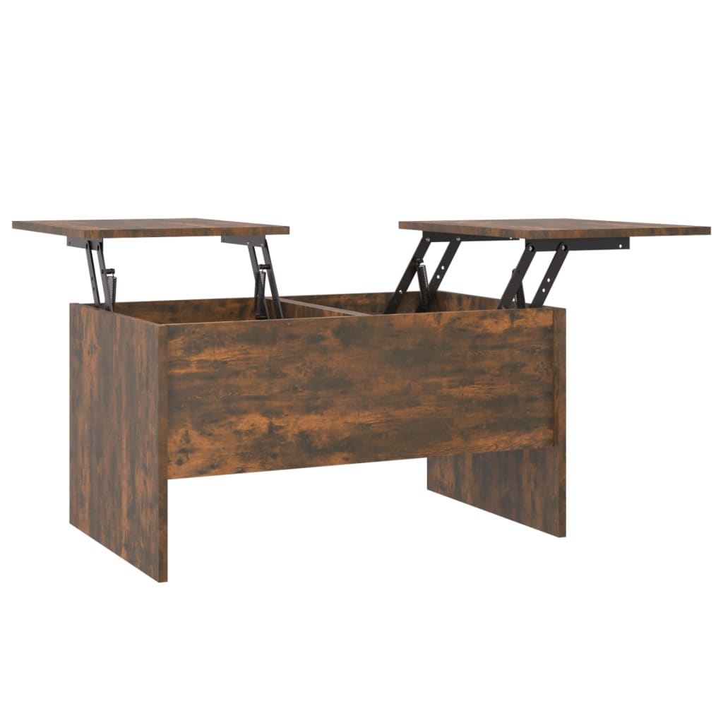 Vidaxl Mesa de Centro Madera de Ingeniería Roble Sonoma 80x50x42,5 Cm