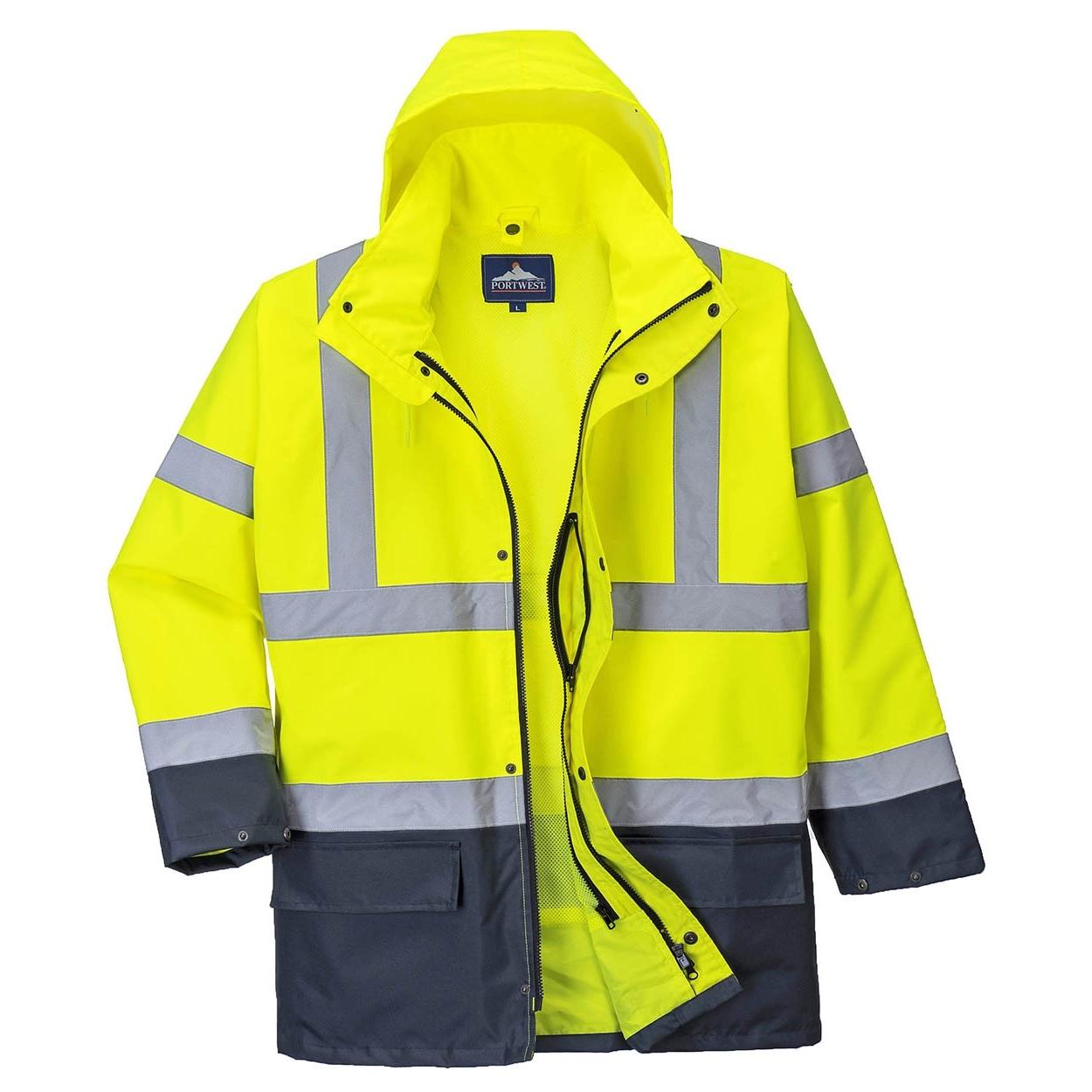 CHAQUETA AISLANTE DE ALTA VISIBILIDAD S766YNR HI-VIS 5IN1 M - KUR S766Y M