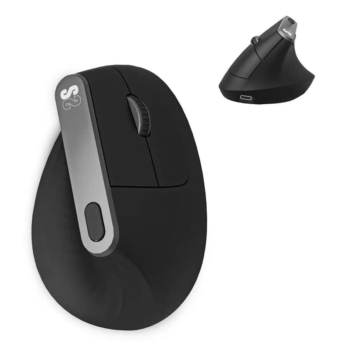 Ratón Sensor óptico Hasta 4000 DPI, Varios niveles ajustables Windows, macOS, Android, iOS, iPadOS 13+ SUBBLIM SUBMO-EDNVW01 | Negro