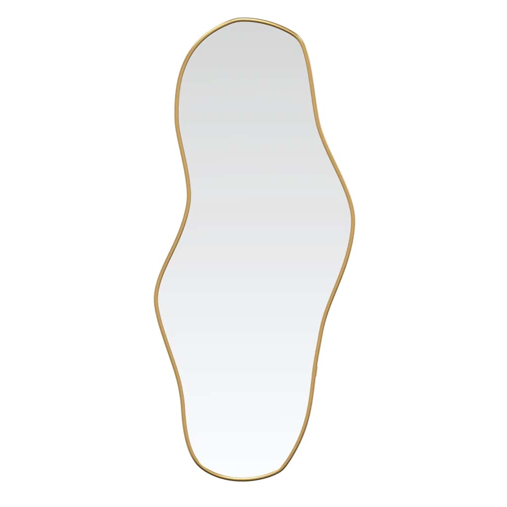 vidaXL Espejo de pared dorado 90x40 cm