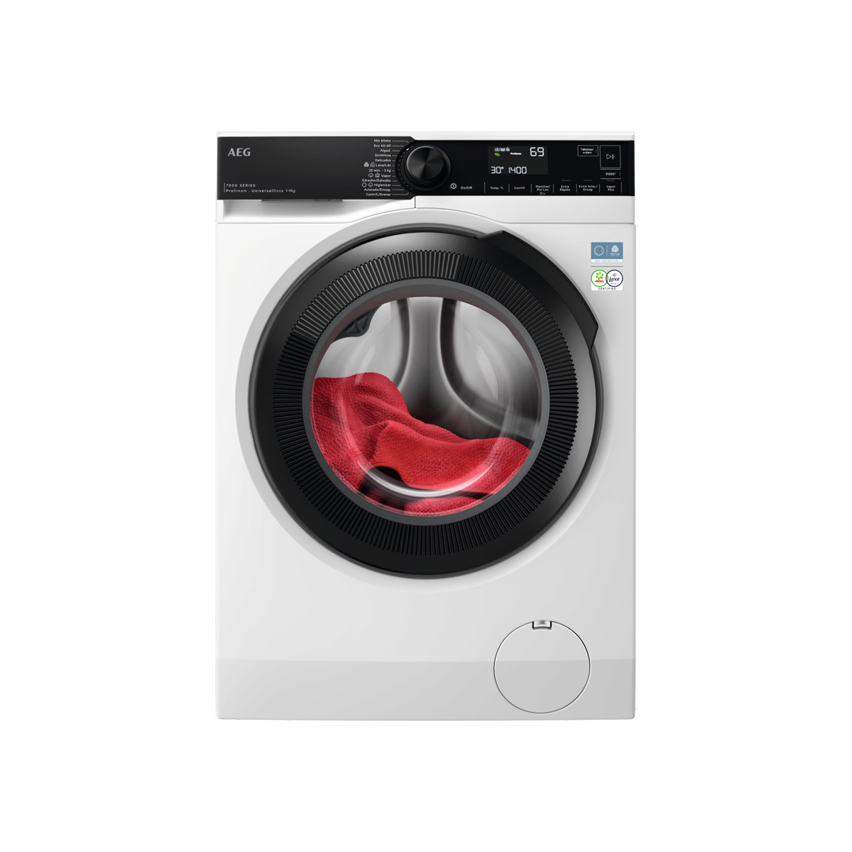 AEG - Lavadora de libre instalación Serie 7000 ProSteam UniversalDose de 9.0 kg - LFR7394O4V