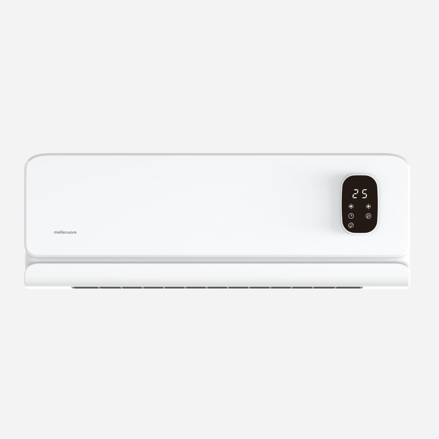 Mellerware - Calefactor de Pared Homy Wall, Cerámico, Ideal Baño y Cuartos Medianos, Potencia 2000W, Motor Silencioso