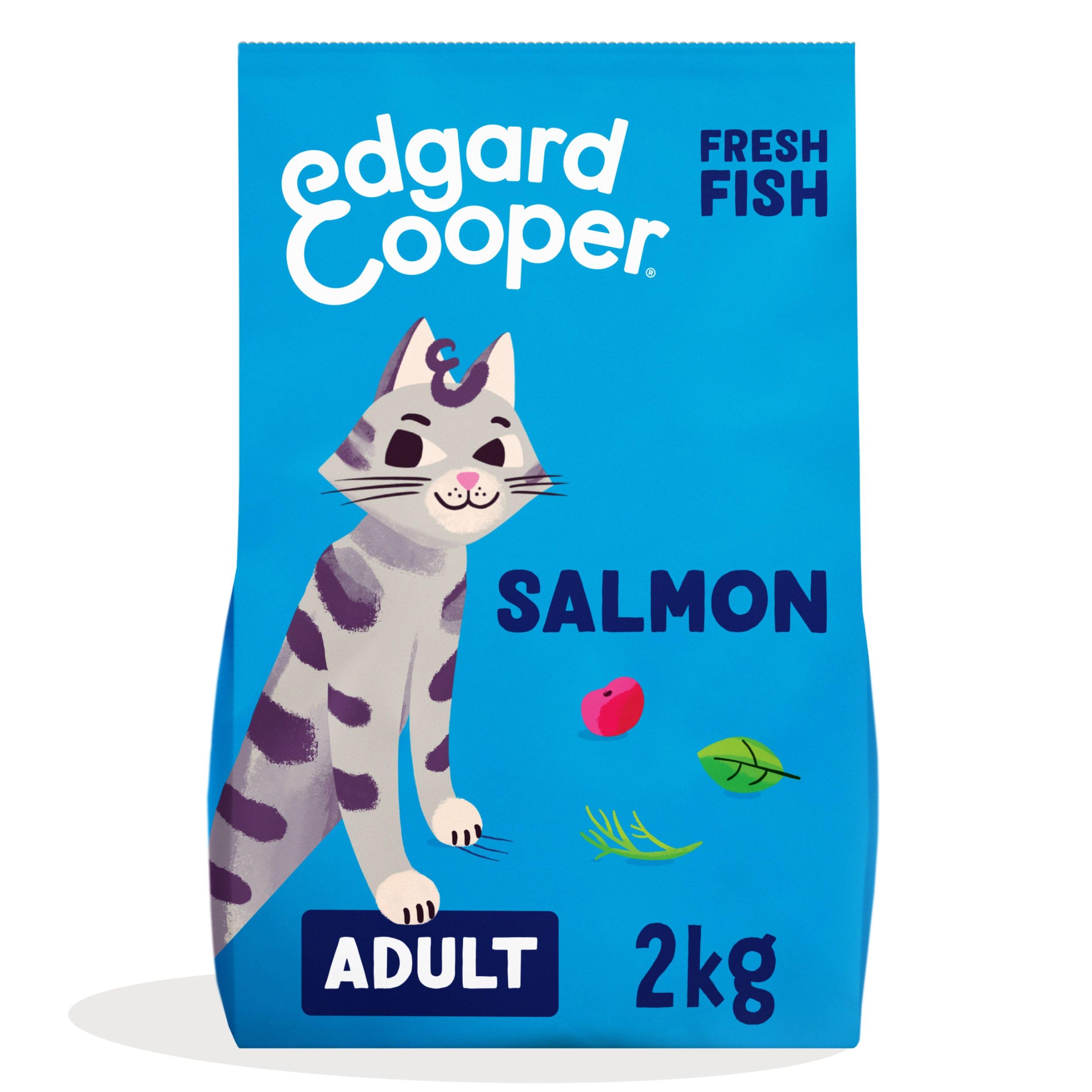 Comida para Gato Adulto EDGARD & COOPER de Salmon Atlantico 2kg
