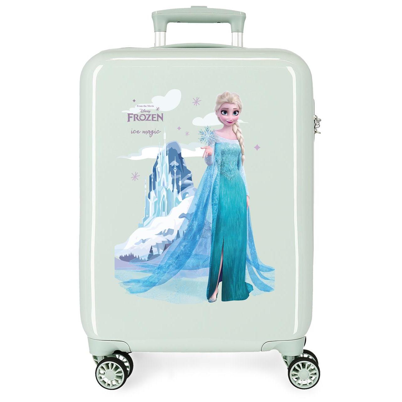 Disney Maleta De Cabina ABS Rígida Arendelle Is Magic Verde